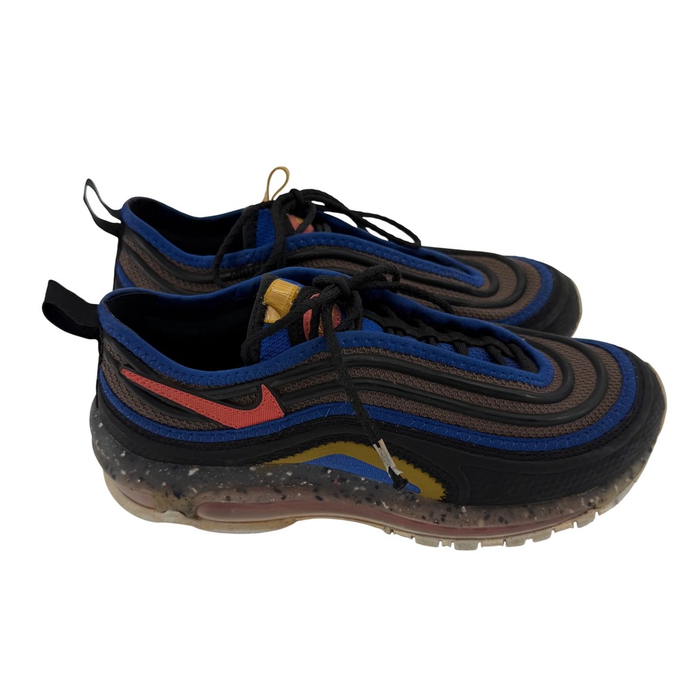 Nike Air Max 97 Terrascape Women 7.5 Magic Ember‎ Black Blue DQ3976-002 Crater
